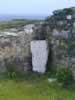 Ancient (9th century?) Celtic cross in St. Non's chapel (35,254 bytes)